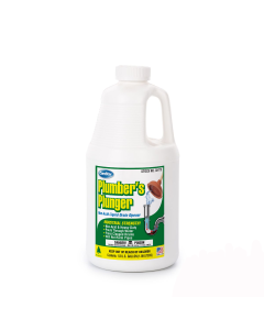 Product image for Plumber's Plunger, Non-Acid Liquid Drain Opener, 1/2 Gallon