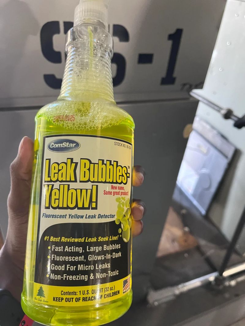 Leak Bubbles Yellow: The Fastest Acting Gas Leak Detector